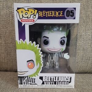Funko Pop! Beetlejuice with Black and White Stripes